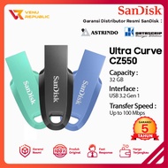 Flashdisk SanDisk 32GB USB 3.2 Ultra Curve CZ550- Garansi Resmi 5 Thn