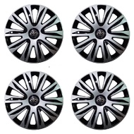 * Wheel Cover ฝาครอบกระทะล้อ ขอบ R 15 นิ้ว ลาย ดุม TOYOTA ดุมดำเงิน wc83 (1 ชุด มี 4 ฝา)** * **จัดส่งจากกทม**