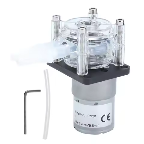 G928 High-Flow Peristaltic Metering Pump 500mL/min 12V/24V, Ball-Bearing Liquid Metering Pump with S