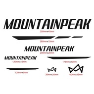 ✎ ❈ mountainpeak bicycle frame design stickers