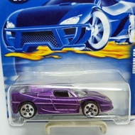 UNGU Diecast Hotwheels 1:64 FERRARI F50 PURPLE/PURPLE