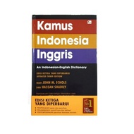 Kamus Bahasa Inggris - Indonesia Jhon M Echols dan Hassan Original
