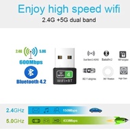 UW06BT Usb wifi dongle Bluetooth Dual Band Wireless 2.4G 5G