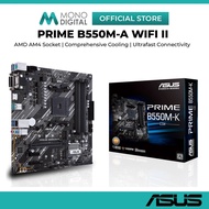 ASUS PRIME B550M-A WIFI II AM4 MOTHERBOARD COMBO AMD AM4 RYZEN 5 5500 / AM4 RYZEN 5 5600G - MAINBOAR