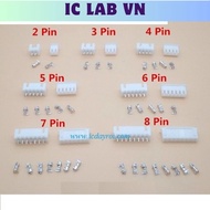 [2 Pieces]- 7P-XH2.54MM connector plug+socket (pack of 10) Ic Lab VN