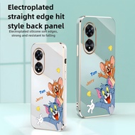 Casing for OPPO A17 A17K A97 5G A38 A18 phone case Anime cartoon brand new straight edge electroplat