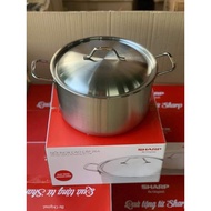 [HÀNG XỊN] NỒI INOX HIỆU SHARP 26A CHO MỌI LOẠI BẾP CHÍNH HÃNG CAO CẤP – SHOP NGUYỄN KIM