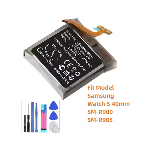 Smartwatch 270mAh Battery for Samsung Watch 5 40mm SM-R900 SM-R905 EB-BR900ABY GH43-05112A