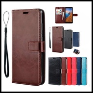 Case SONY H4213 H4233 H3213 H3223 XA2ULTRA Leather anti drop explosion-proof soft edge wallet card magnetic buckle handle rope sleeve