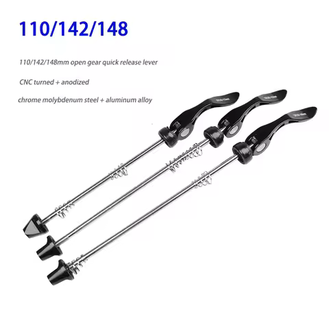 Mountain Road Bike Quick Release Lever Extension 110/142/148 Open Gear Quick Release Lever BOOST Hub