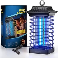 4000V Mosquito Bug Zapper Metal Mesh Outdoor Rainproof Insect Killer Mosquito Trap Lamp for Home Gar