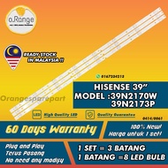 39N2170PW / 39N2173P HISENSE 39' LED TV BACKLIGHT (LAMPU TV) HISENSE 39 INCH LED TV BACKLIGHT 39N217