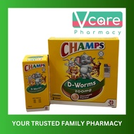 CHAMPS D-WORM 200MG TAB 2'SX12 / CHAMPS D-WORM  200MG SUSPENSION 10ML [CHAMPS D-WORM]