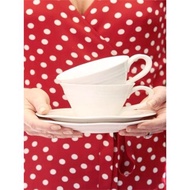 出口英國波特美林純白餐具簡約北歐風格陶瓷茶具咖啡杯碟紅茶杯盤
