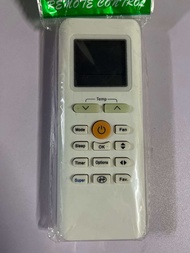 รีโมทแอร์ Media มีเดีย ปุ่มกลางบนส้ม type : RG70A/BGEF