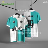Choii Jersey Original Budak 2024 Summer New Choii Jersey Retro Collar Viral Jersey Polyester Fiber J