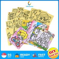 【SG Seller】Goodie Bag Toy, DIY Sand Art Painting, Colored Sand Toy for kids. Party gift, Children's Day gift