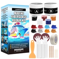 Marine Fiberglass Repair Kit for Boats, Gel Coat Repair Kit and Epoxy Filler for Boats, Fiberglass R