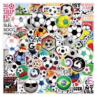100pcs New Style Football Cartoon Graffiti Stickers Car Luggage Water Cup Refrigerator Scooter Stickers