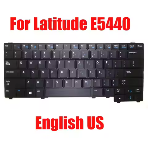 US Laptop Keyboard For DELL For Latitude E5440 0Y4H14 Y4H14 PK130WQ4A0 SN72230 SG-60710-XUA Without 