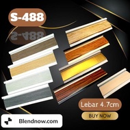 BATANGAN PIGURA FIBER PICASSO TYPE S 488/ LEBAR 4.7CM/BATANGAN FRAME/LIS PLAFON/3 METER