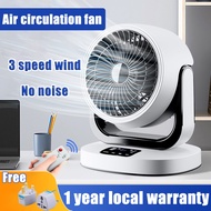 2025 Table Fan 3 Gear Silent Turbo Home Office Desktop