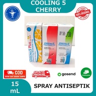 Cooling 5 Spray Antiseptik Cherry 15mL Obat Radang Mulut dan Tenggorokan Apotek Banjarejo Farma