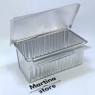 Bandung plain bread pan 20x8x8 torn bread pan/bread pan with reage motif cover