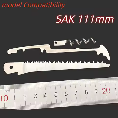 1 pcs Replacement Original Part Wood Saw and Corkscrew with spring for 111mm Victorinox Swiss Army K