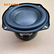 SOTAMIA 1pcs 4.5 Inch Mid Bass Speaker 4 Ohm 50W High End Audiophile Multimedia Subwoofer Unit Books