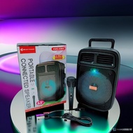 Speaker Bluetooth Subwoofer Audio Troli Lr Ran Pobel 6,5 Inci Speaker