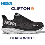รองเท้าวิ่ง Hoka One One Clifton 9 White Black Size40-45 รองเท้าผ้าใบผู้ชาย รองเท้าผ้าใบผู้หญิง รองเท้าวิ่งชาย รองเท้าวิ่งหญิง รองเท้ากีฬา รองเท้าออกกำลังกาย