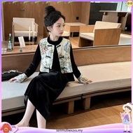 cheongsam muslimah kids cheongsam dress kids cheongsam kids Girls  Suit Spring Autumn 2025 New Style
