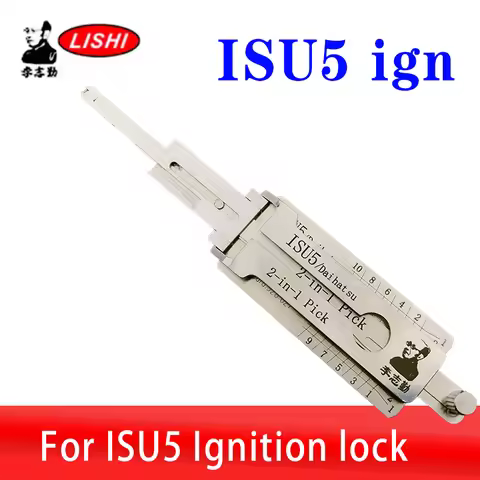 ISU5 Ign LISHI 2in1 For ISU5 Ignition Lock Decoder Car Door Open Tool Lock Pick Tool Locksmiths Tool