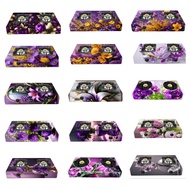 PURPLE FLOWER 2 FUNERAL STOVE STICKER