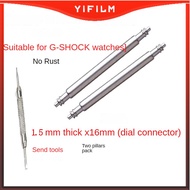 YIFILM Casio watch accessories G-SHOCK watch band connecting shaft GA-110 all-steel spring ear rod 16 * 2.0mm