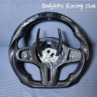 LED Shift Lights Carbon Fiber Steering Wheel For BMW M3 G80 G81 M4 G82 M5 F90 M8 X3M X4M X5M X6M G3X