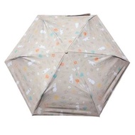 MOOMIN 姆明家族 正版 雨傘 自動 縮骨遮 摺疊傘 輕巧 自動傘 自動開合傘 黑膠 PG布 防曬 防UV 防紫外線光 姆明一族 (淺啡)