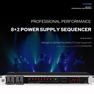 G3 Professional 8-way Power Sequencer 10-way Controller Stage High-power Socket Sequence Manager