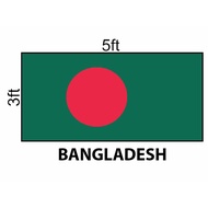 Bangladesh Flag 3x5ft, Bendera Bangladesh 3x5ft, Polyester