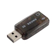 ECOMALL USB 2.0 Audio Sound Card Adapter Headset Microphone Jack Converter (Intl)