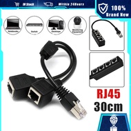 RJ45 Splitter Lan Cable Adapter Splitter Lan Cable 1 Male To 2/3/4 Female Port Ethernet Connector RJ