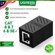 UGREEN Ethernet RJ45 Coupler 1000Mbps Fast Network Speed Gold Plated LAN Cable Extension Router PC C