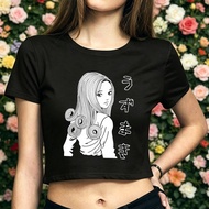 Croptop - Vintage Gyaru Style Summer Shirt | Korean Emo Fashion