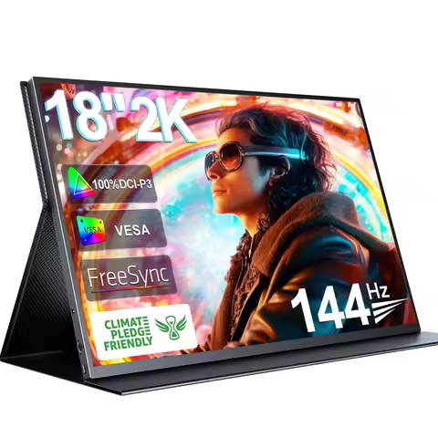 UPERFECT Portable Monitor Gaming 18 Inch 144HZ 2K Second Screen Display For Laptop Mac Xbox PS4/5 Sw