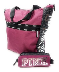 Victoria s Secret Pink Zip Tote Bag