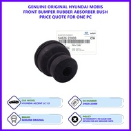 Hyundai Accent LC 1.5 Genuine Original Bumper Rubber Absorber Bush 1pc (Front 54626-22000 / 55326-22