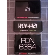 Nombor Plat Motor Kristal 3D Timbul Custom Number Plate Crystal