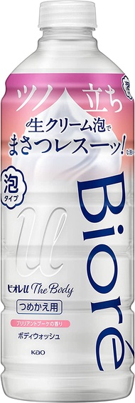 花王 Biore u The Body 泡沫型沐浴乳 補充包 440ml 璀璨花束香