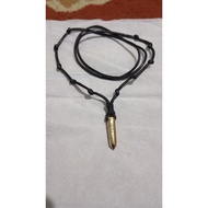 Yellow iron necklace